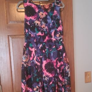 Taylor Black and Pink Dress